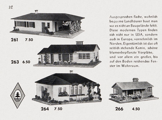 Faller Katalog 1955