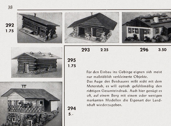 Faller Katalog 1955