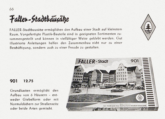 Faller Katalog 1956 856