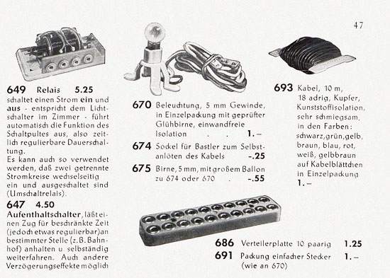 Faller Katalog 1957 857