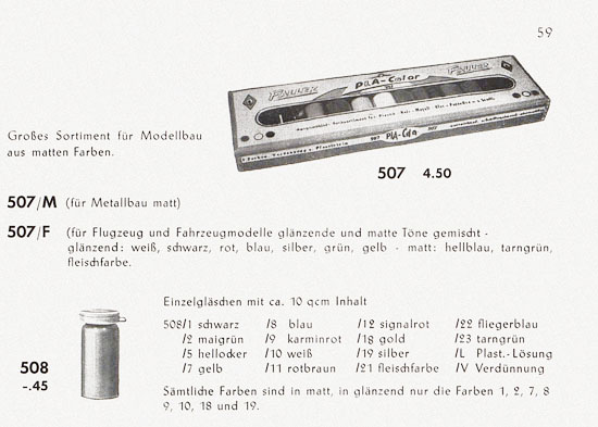 Faller Katalog 1957 857