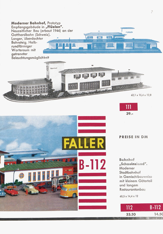 Faller Katalog 1959