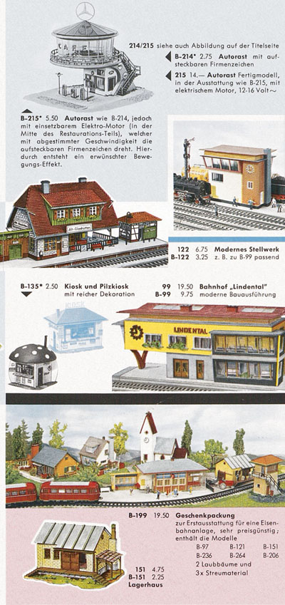 Faller Neuheiten-Katalog 1961