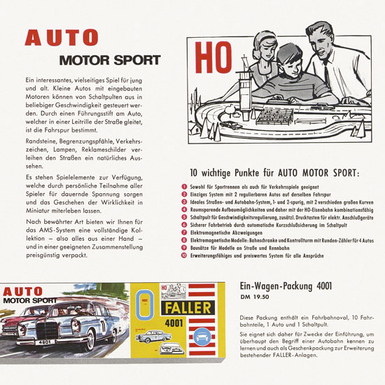 Faller Neuheiten-Katalog 1963