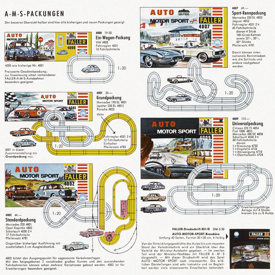 Faller Neuheiten-Katalog 1964