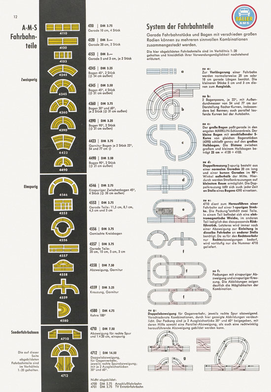 Faller Katalog 1967