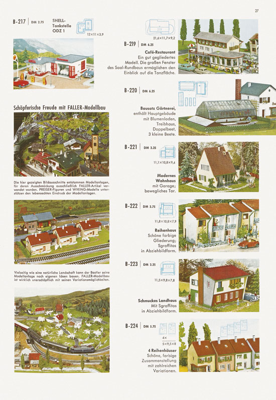 Faller Katalog 1967