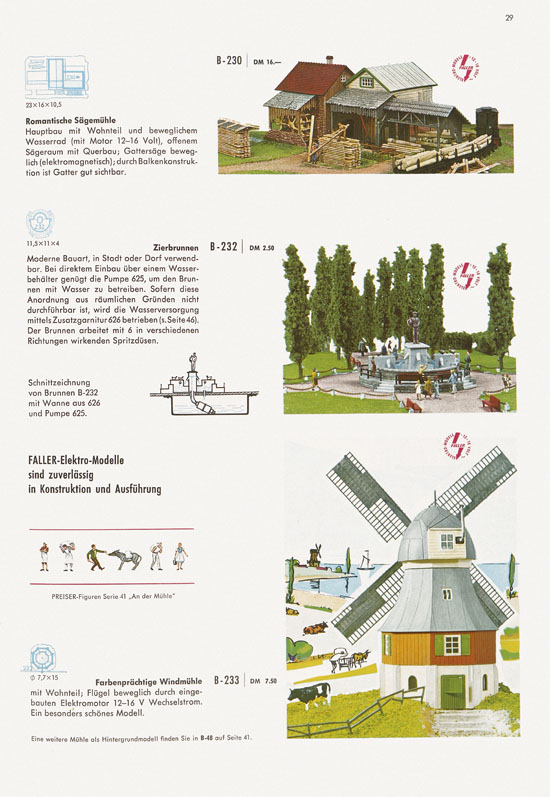 Faller Katalog 1967