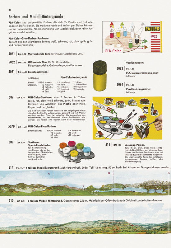 Faller Katalog 1967