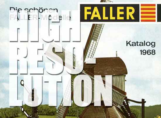 Faller Katalog 1968