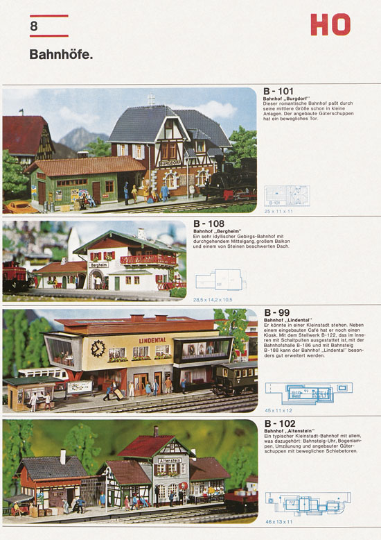 Faller Katalog 1976-1977 D876