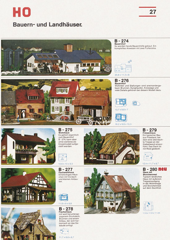 Faller Katalog 1976-1977 D876