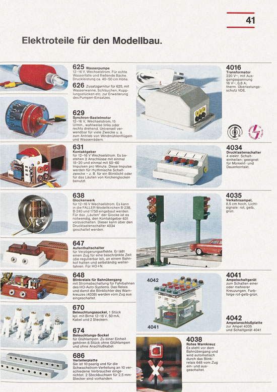 Faller Katalog 1976-1977 D876