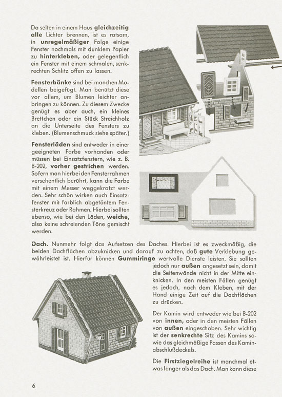 Faller 842 Die Gestaltung von Modellhäuschen