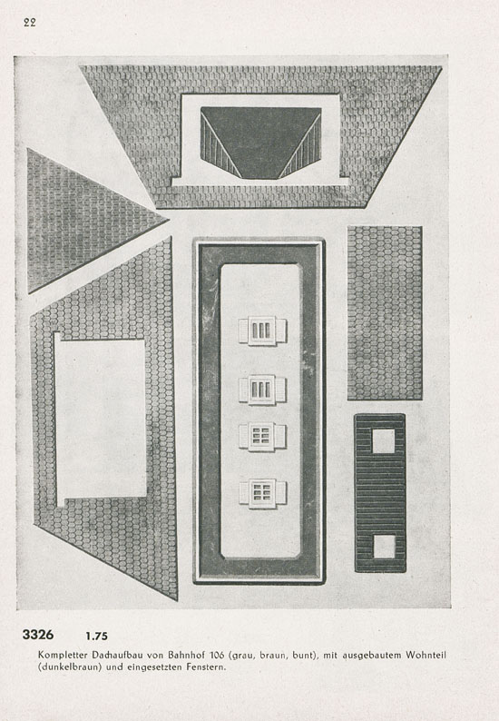 Faller Einzelteilsortimente E 859 1959