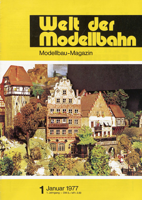 Welt der Modellbahn Nr. 1 Januar 1977