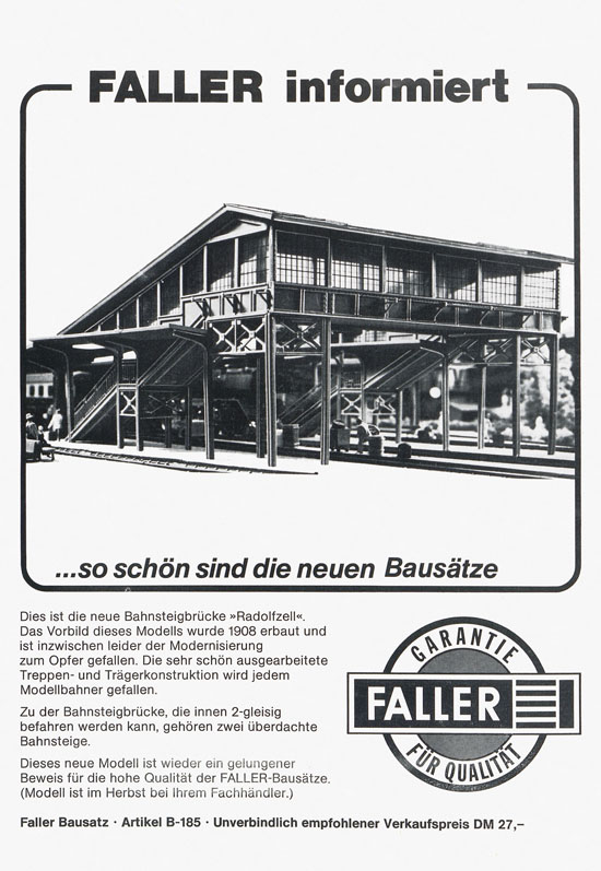 Welt der Modellbahn Nr. 4 August 1977