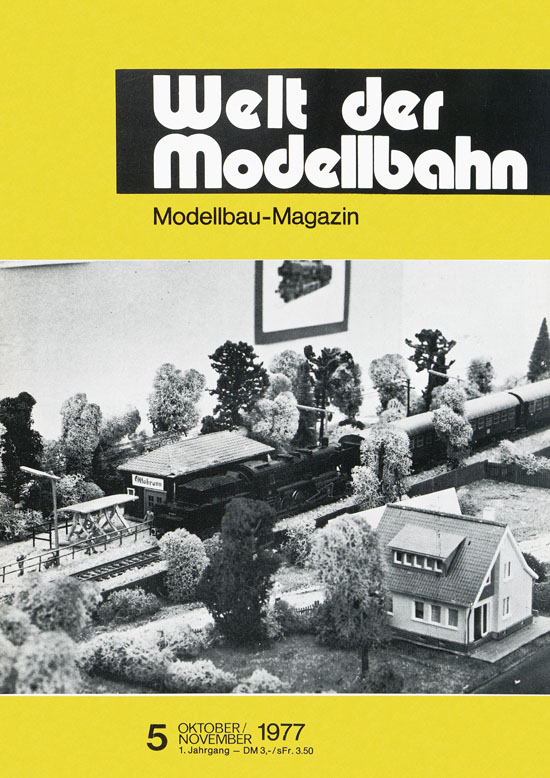 Welt der Modellbahn Nr. 5 Oktober 1977