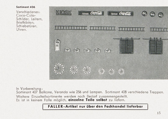 Faller D 884 Bastel-Zubehör