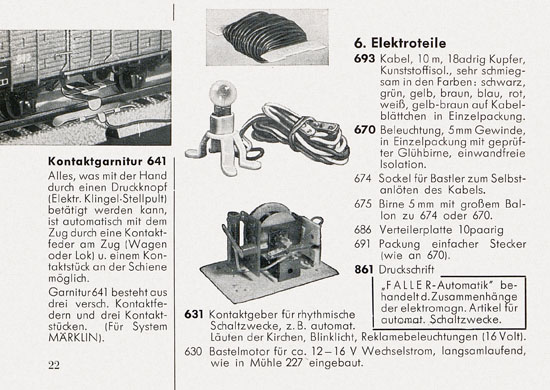 Faller D 884 Bastel-Zubehör