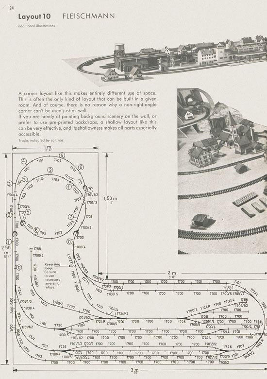 Faller Track Layout Plans H0 1970