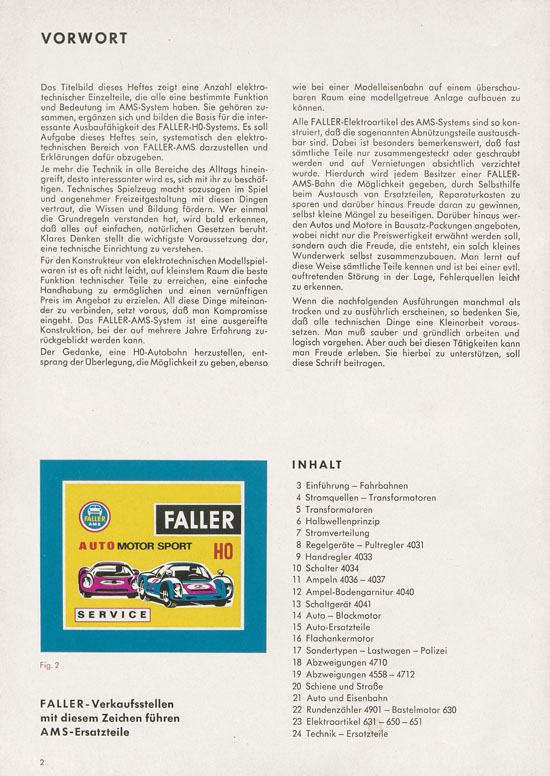 Faller AMS Post Nr. 2 Technik