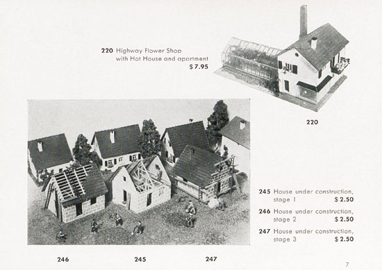 Faller catalogue U.S. Edition 1955-1956