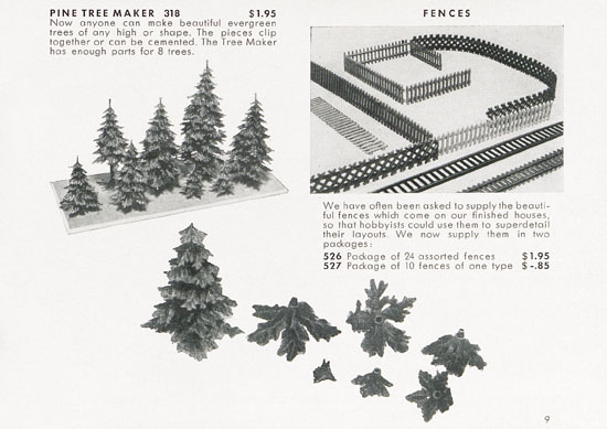 Faller catalogue U.S. Edition 1955-1956