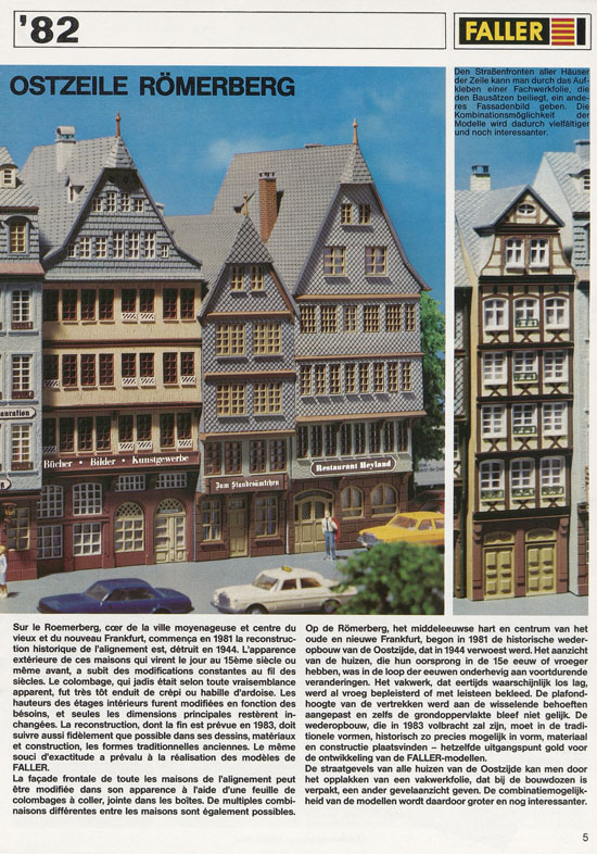 Faller Neuheiten 1982