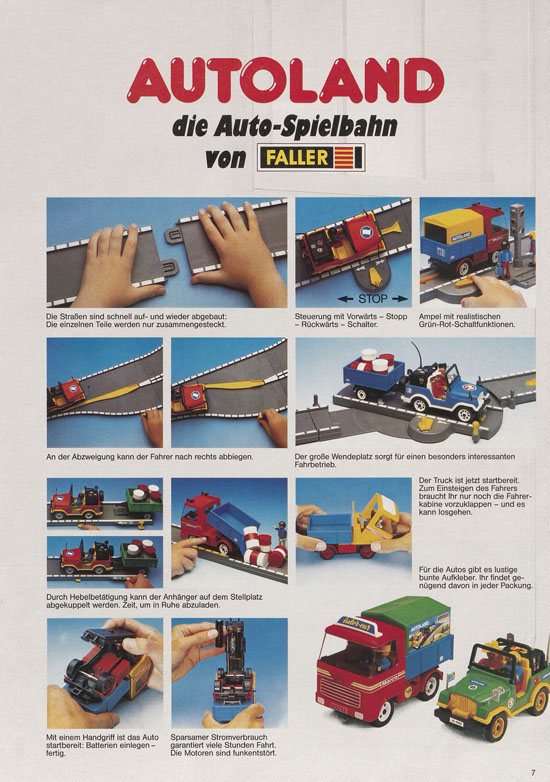 Faller Spielzeug-Katalog 1984-1985