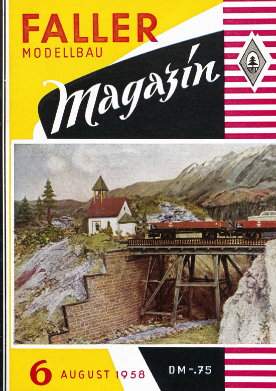 Faller-Magazin Nr. 6 August 1958