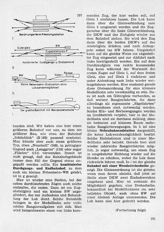 Faller-Magazin Nr. 6 August 1958