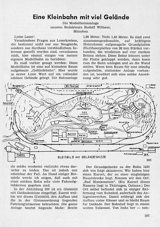 Faller-Magazin Nr. 6 August 1958