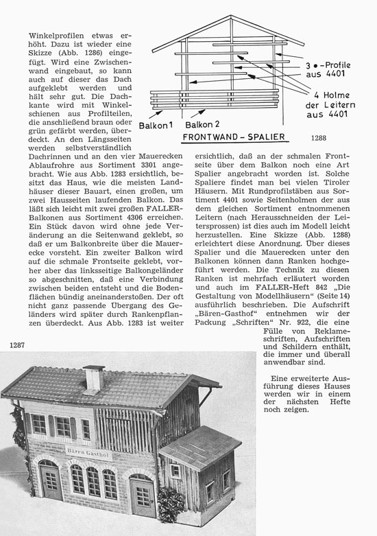 Faller-Magazin Nr. 22 April 1966