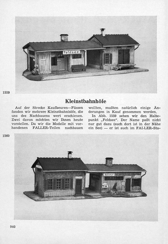 Faller-Magazin Nr. 27 Februar 1962