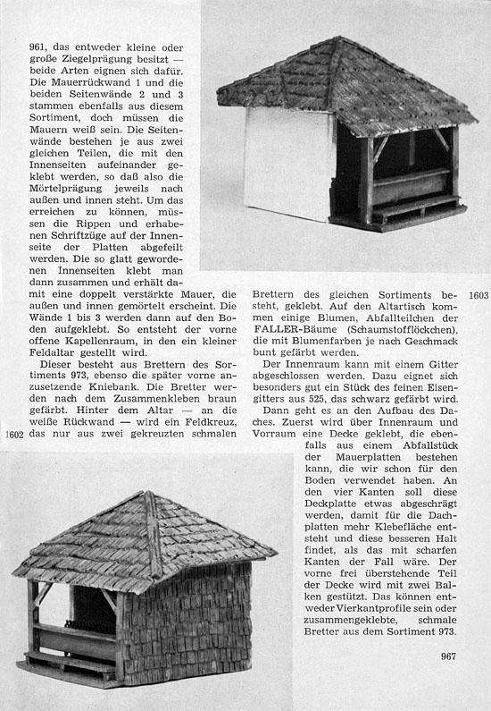 Faller-Magazin Nr. 27 Februar 1962