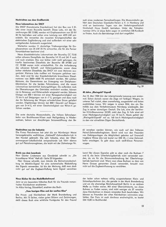 Faller-Magazin Nr.67 Oktober 1968