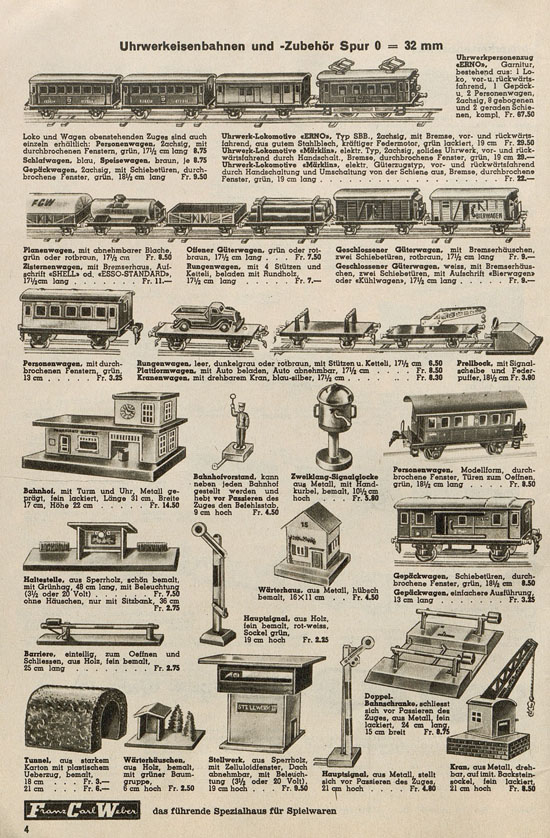 Franz Carl Weber Spielwaren Katalog 1947-1948