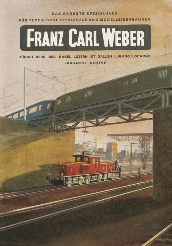 Franz Carl Weber AG Katalog Technische Spielwaren 1956 