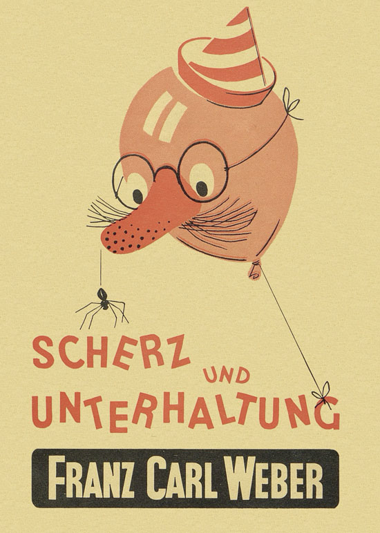 Franz Carl Weber Katalog Scherz und Unterhaltung 1959