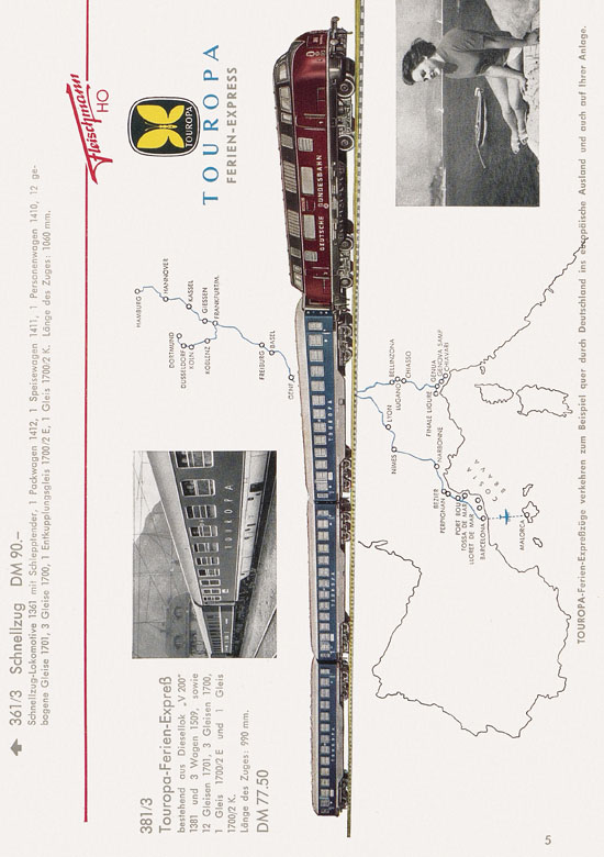 Fleischmann Katalog H0 1961-1962