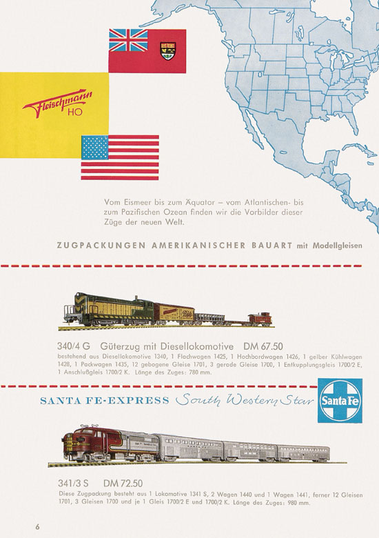 Fleischmann Katalog H0 1961-1962