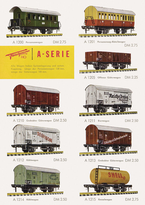 Fleischmann Katalog H0 1961-1962