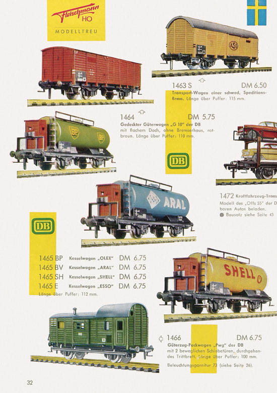 Fleischmann Katalog H0 1961-1962