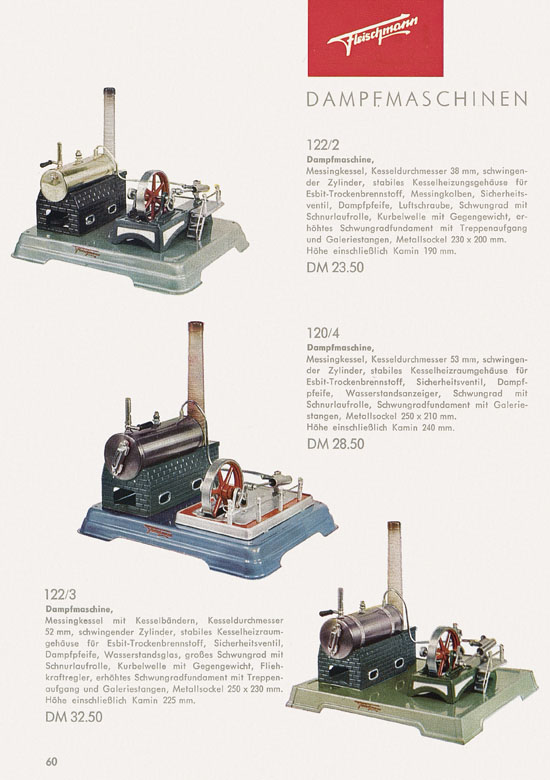 Fleischmann Katalog H0 1961-1962