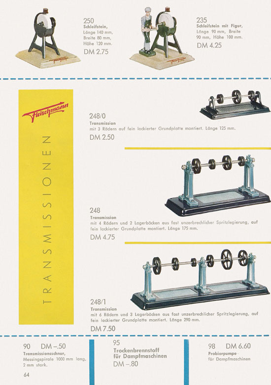 Fleischmann Katalog H0 1961-1962