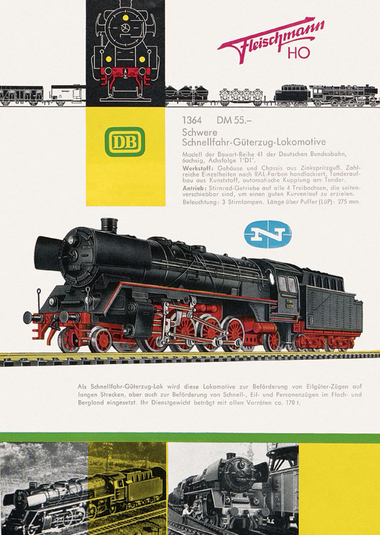 Fleischmann Katalog H0 1962-1963