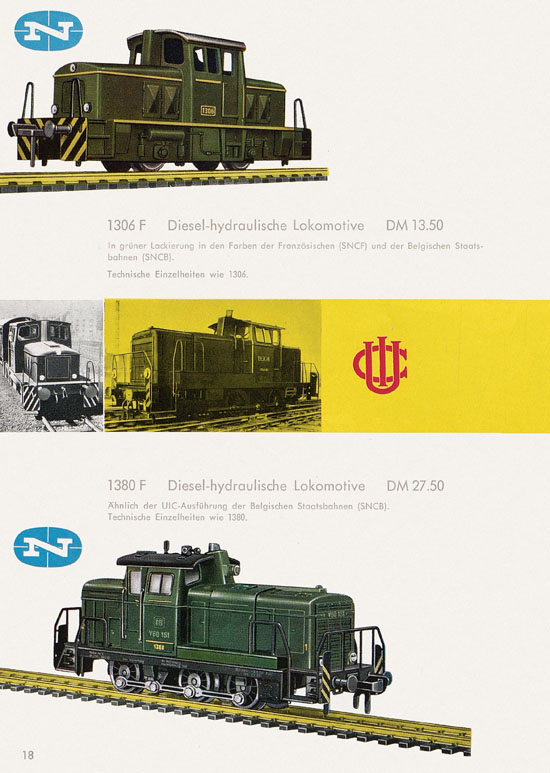 Fleischmann Katalog H0 1962-1963