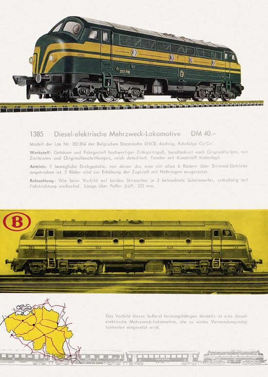 Fleischmann Katalog H0 1962-1963