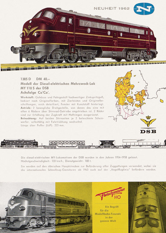 Fleischmann Katalog H0 1962-1963